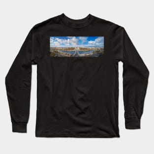 Panoramic Paris along Seine river Long Sleeve T-Shirt